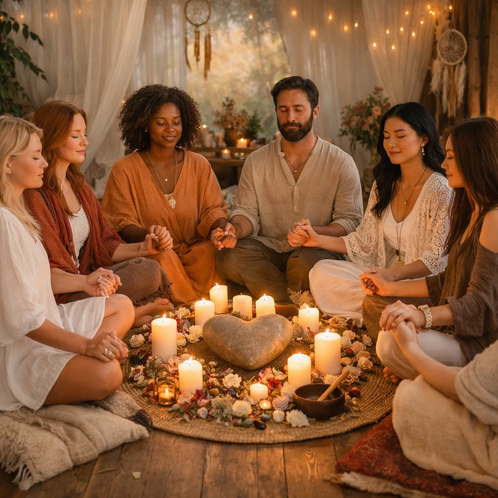The circle of the heart